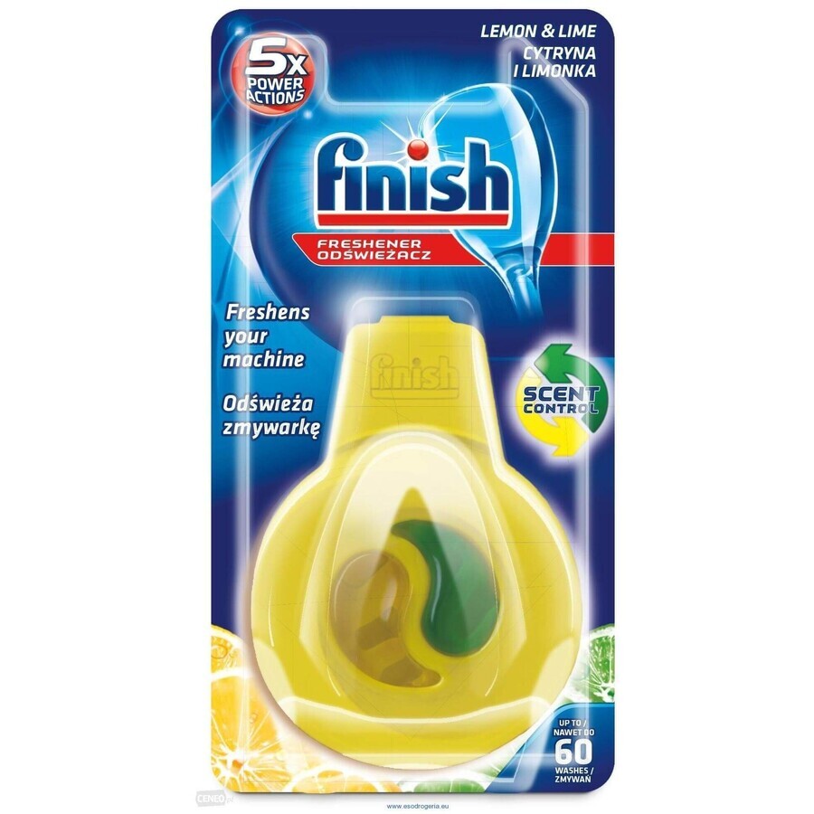 Finish Lemon & Lime dishwasher detergent