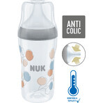 Nuk Perfect Match Flasche mit Temperaturkontrolle, grau 260 ml