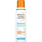 Garnier Ambre Solaire Solaire Sensitive Advanced Protective Mist, sehr hoher Schutz, leicht empfindliche Haut, SPF 50+, 150 ml