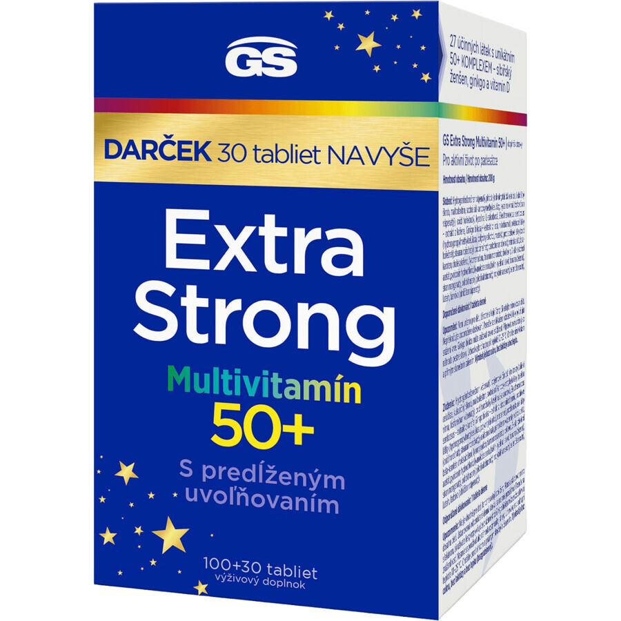 GS Extra Sterke Multivitamine 50+ kado 2023 100+30 tabletten