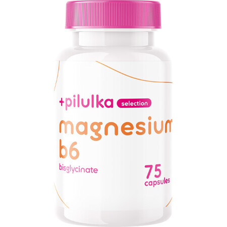 Pill Selection Magnesium Bisglycinaat + B6 75 capsules