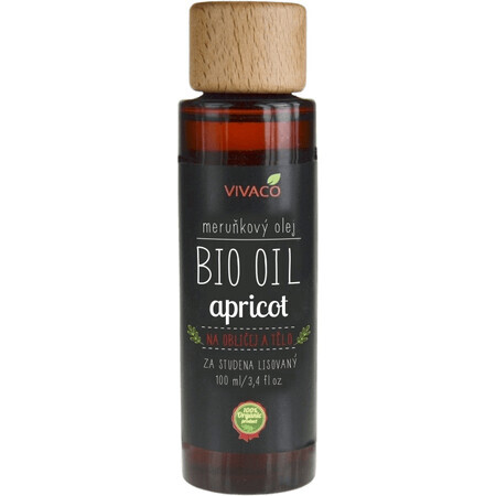 Vivaco BIO OIL Huile d'abricot pour le visage et le corps 100 ml