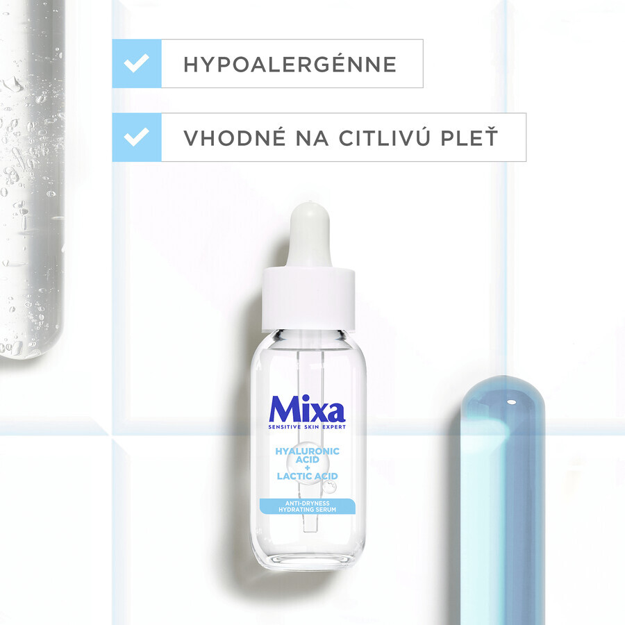 Mixa Sérum facial hidratante ácido hialurónico + ácido láctico 30 ml