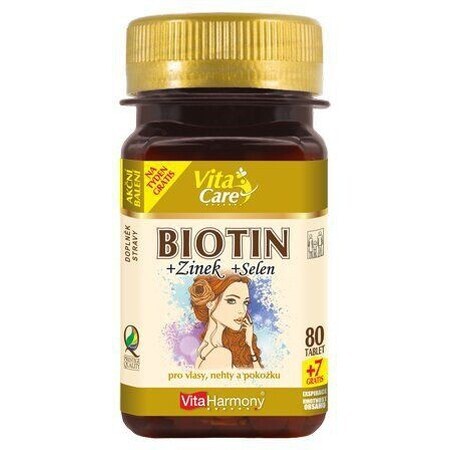 VitaHarmony Biotine 300 µg + Selenium + Zink 87 tabletten