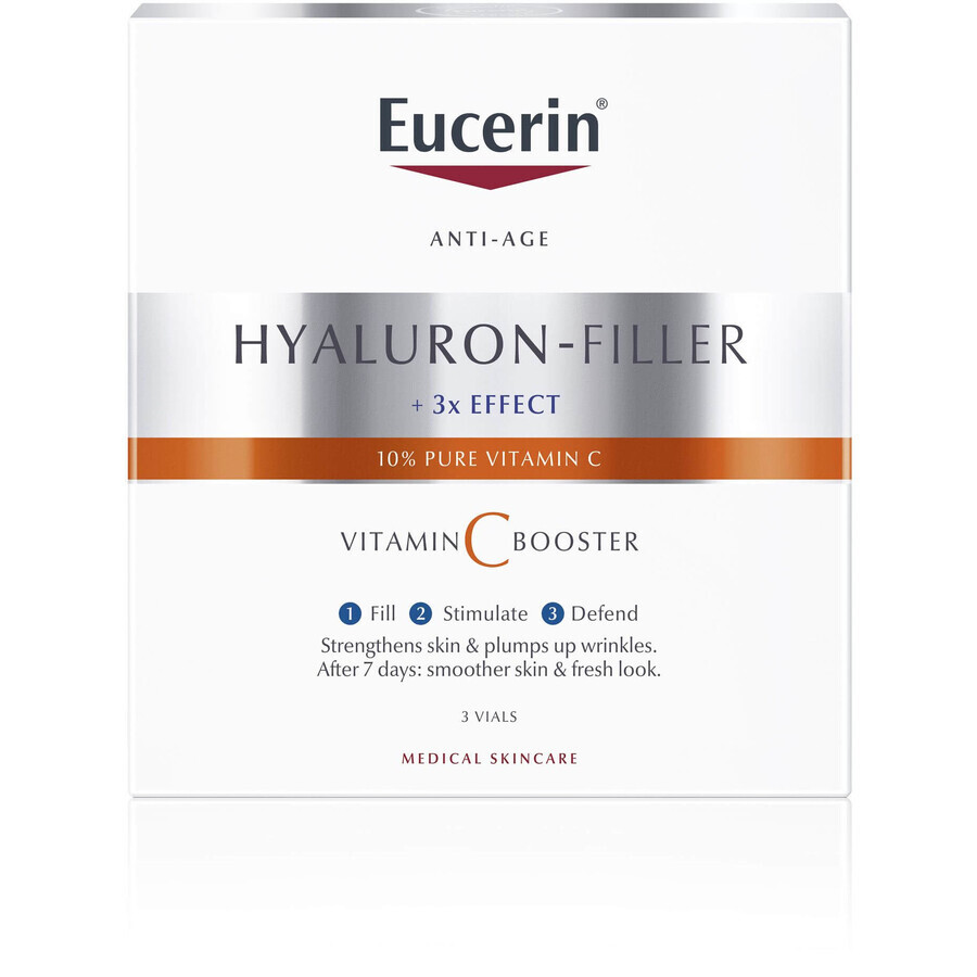 Eucerin HYALURON-FILLER Booster alla vitamina C 3x7,5ml 3 x 7,5 ml