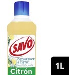 Disinfettante e detergente per pavimenti Savo Lemon 1 litro