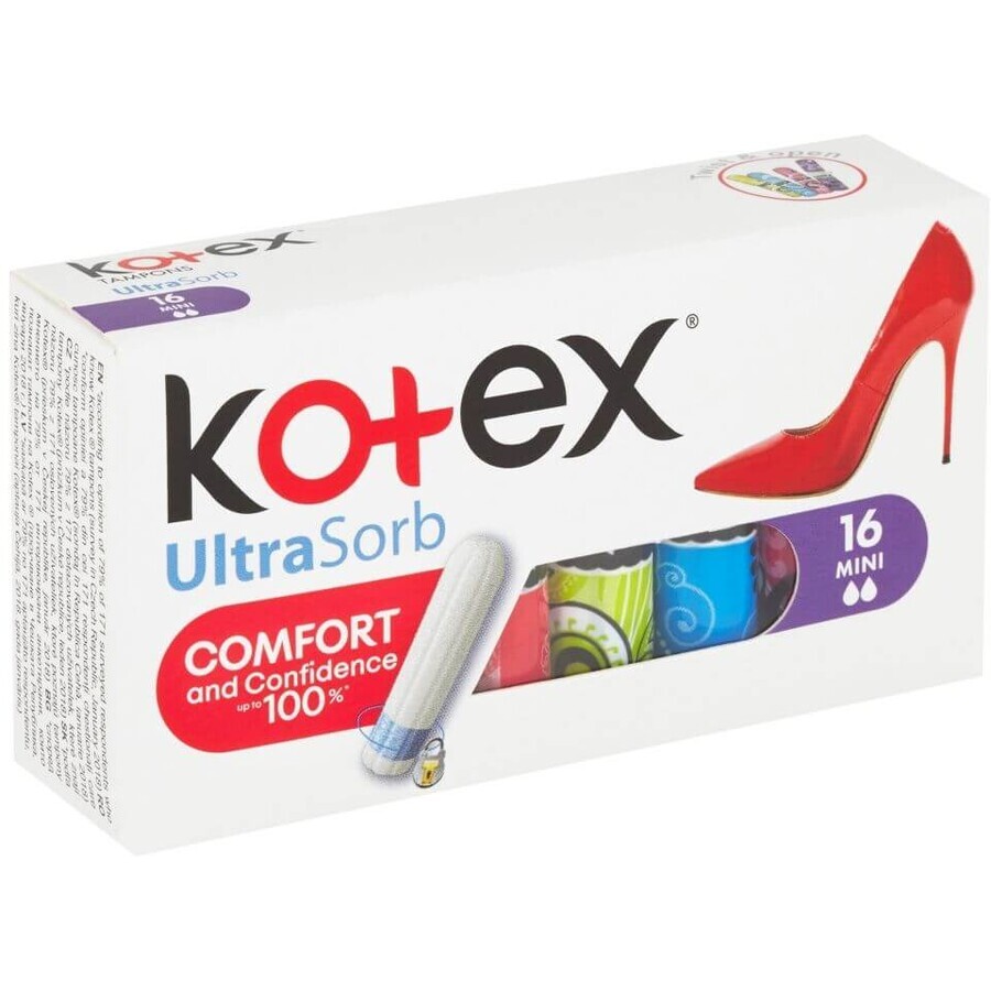 Kotex UltraSorb Mini Damenbinden Kotex UltraSorb Mini Damenbinden 16 Stück