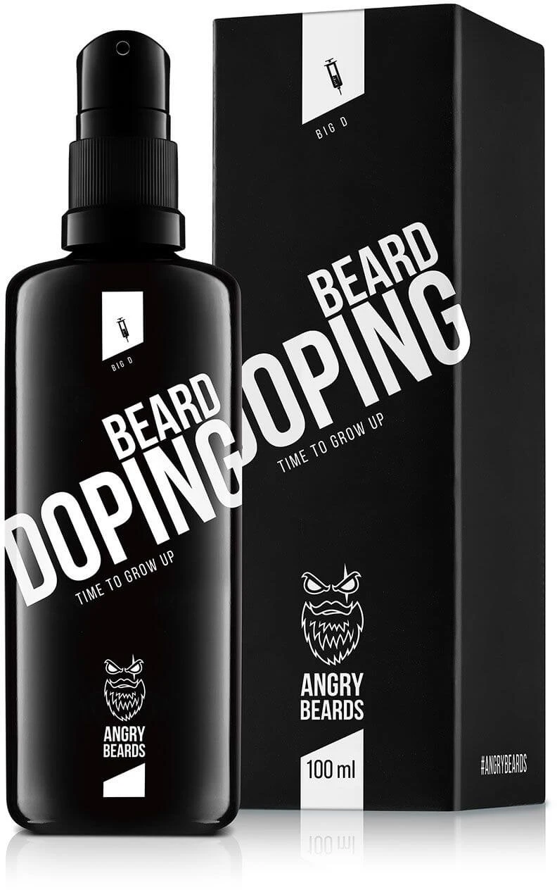 Angry Beards Baard Doping BIG D - baardgroeiproduct 100 ml