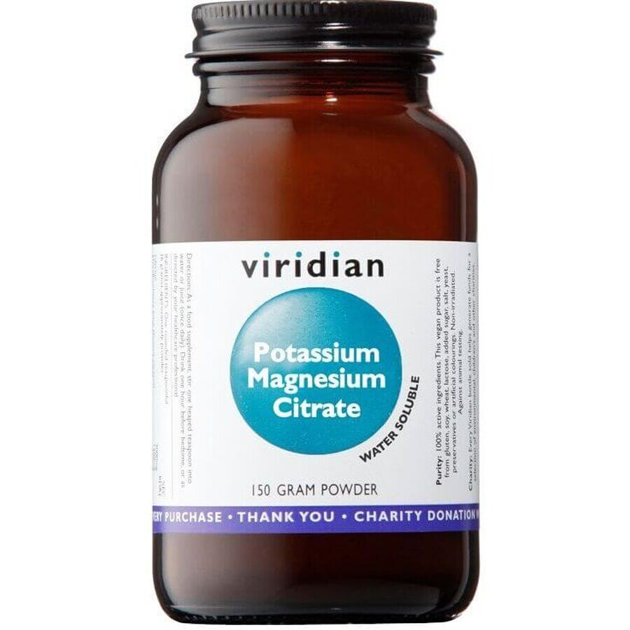 Viridian Kalium Magnesium Kalium Citraat 150 g