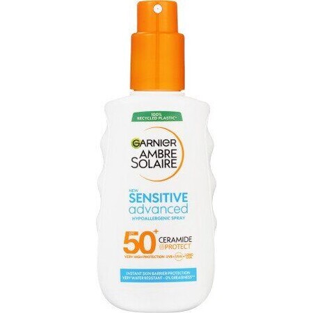 Garnier Ambre Solaire Solaire Sensitive Advanced Leicht empfindliche Haut SPF 50+, 150 ml