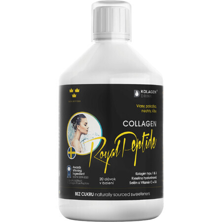 ColagenDrink CollagenDrink Collagen Royal Peptide suikervrij gehydrolyseerd viscollageen 500 ml