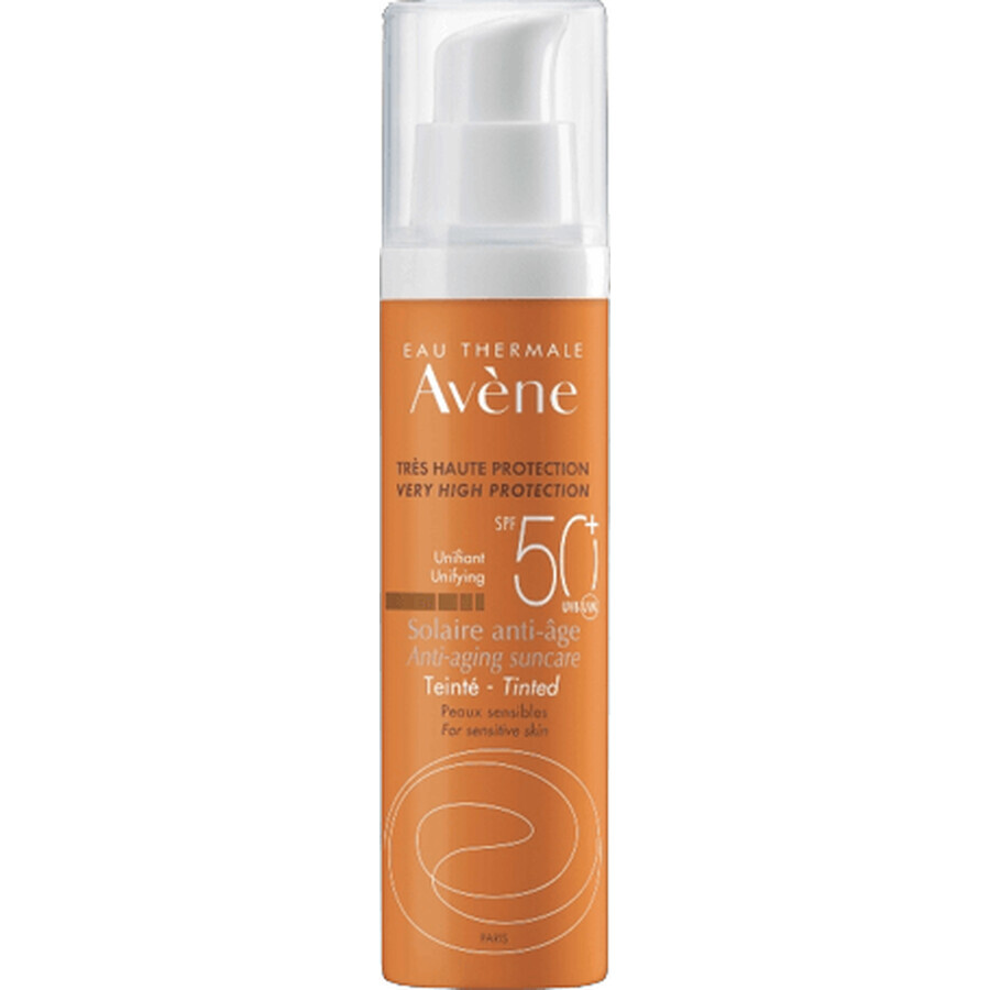 Avène Solaire Tinte Antiedad SPF50+ Crema con color para pieles sensibles 50 ml