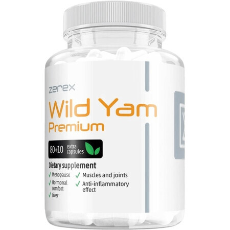 Zerex Wild Yam Premium ( Discorea Hunata) - für einen gesunden Menstruationszyklus 90 Kapseln