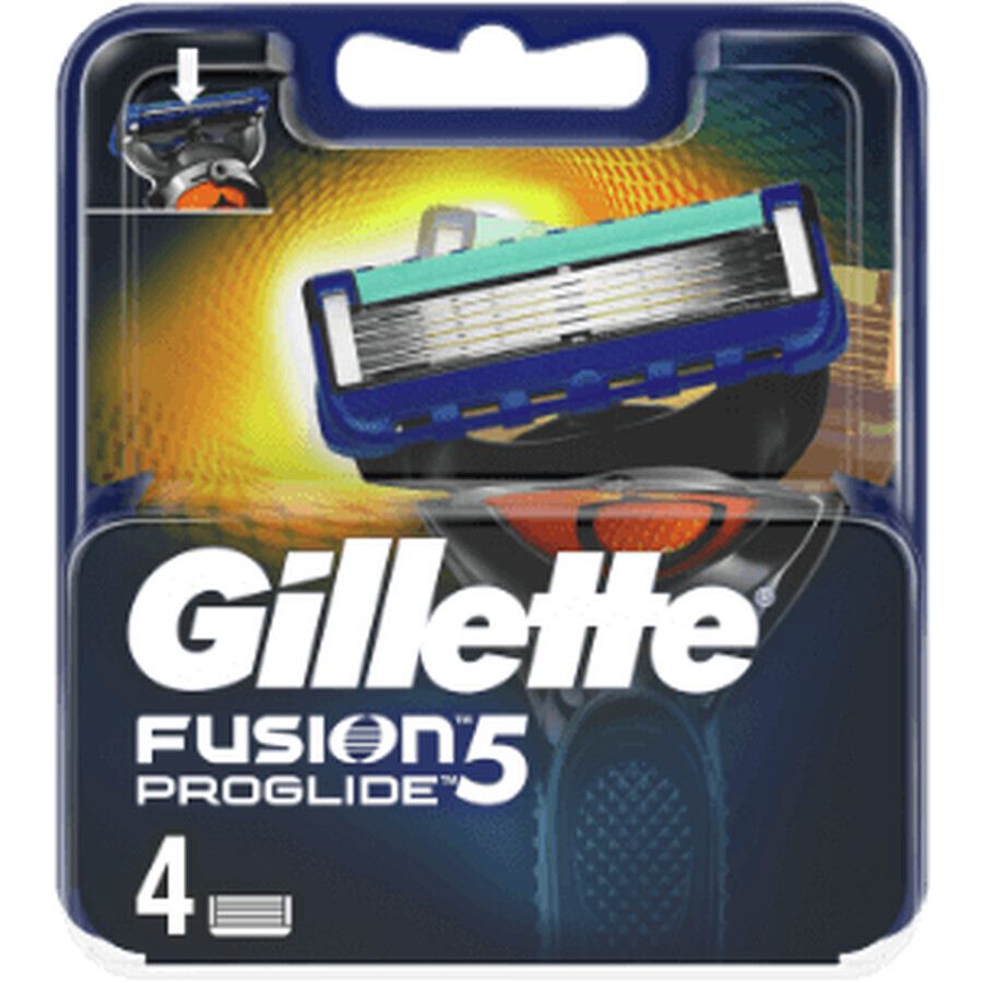 Gillette Fusion Proglide Vervangingskoppen 4 stuks