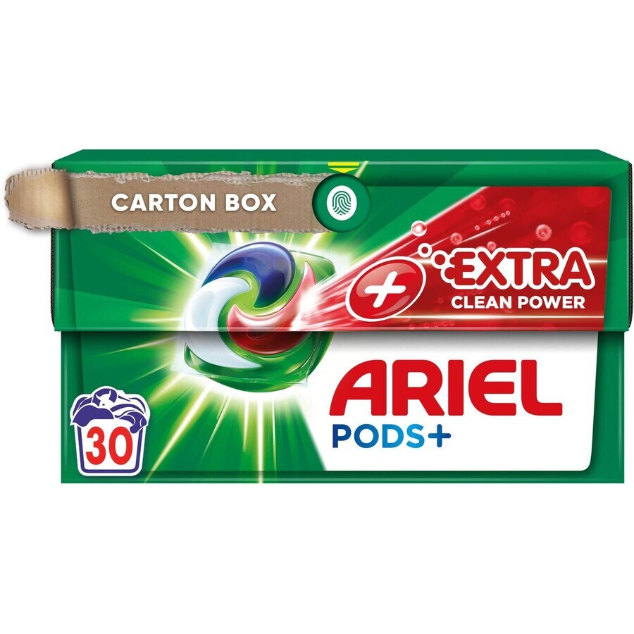 Ariel + Extra Clean Capsules 30 capsules