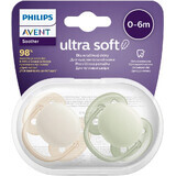 Philips Philips Avent Ultrasoft Premium Neutral Fopspeen 0-6m jongen 2 stuks