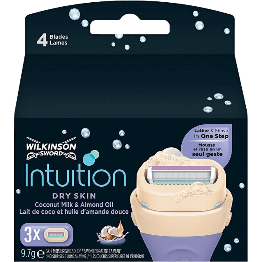 Wilkinson Sword Intuition Capuchon de remplacement pour peau sèche 3 pcs