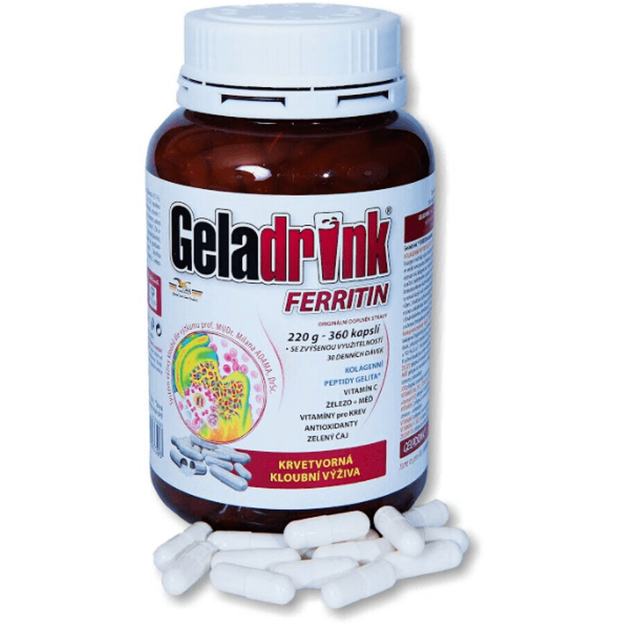 Geladrink Ferritine 360 capsules