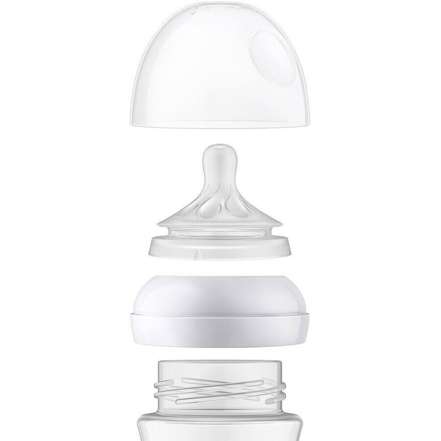 Philips Avent Natural Response Biberón de cristal 120 ml, 0m+