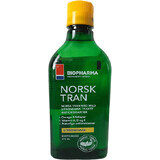 Bio Pharma Noorse visolie met natuurlijke citroensmaak - Norsk Tran 375 ml