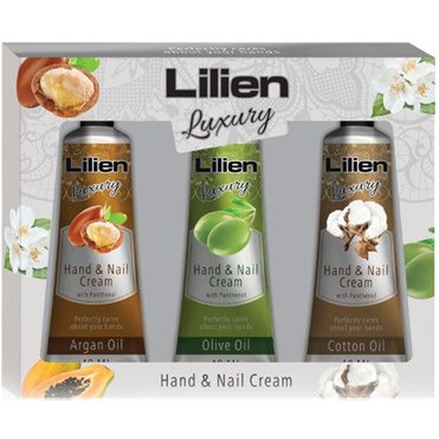 Lilien hand- en nagelcrème 3x40g 3 x 40 ml