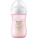 Philips Avent Natural Response Bottle 260ml, 1m+ pink