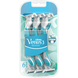 Gillette Venus Venus Simply Venus3 Sensitive Disposable Razor 6 pcs