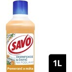 Disinfectant and floor cleaner Savo Orange and Mint 1 l