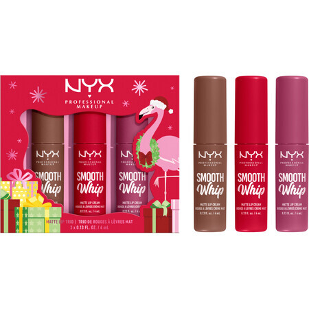 NYX Professionele Make-up Smooth Whip Matte Lip Cream Trio