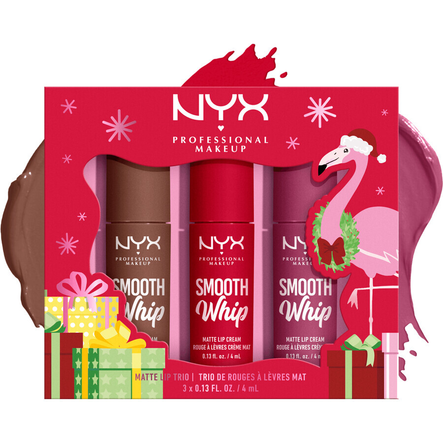 NYX Professionele Make-up Smooth Whip Matte Lip Cream Trio