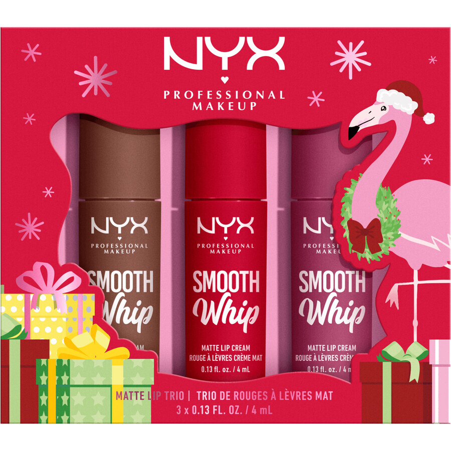 NYX Professionele Make-up Smooth Whip Matte Lip Cream Trio