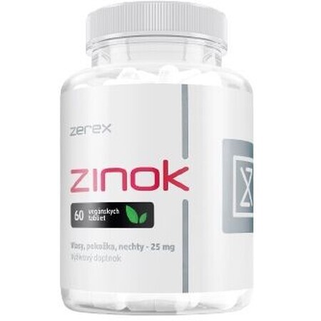 Zink Zerex 25mg 60 capsules