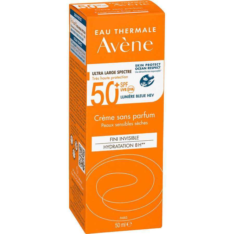 Avène Gevoelige Huid Crème SPF 50+ geurvrij 50 ml