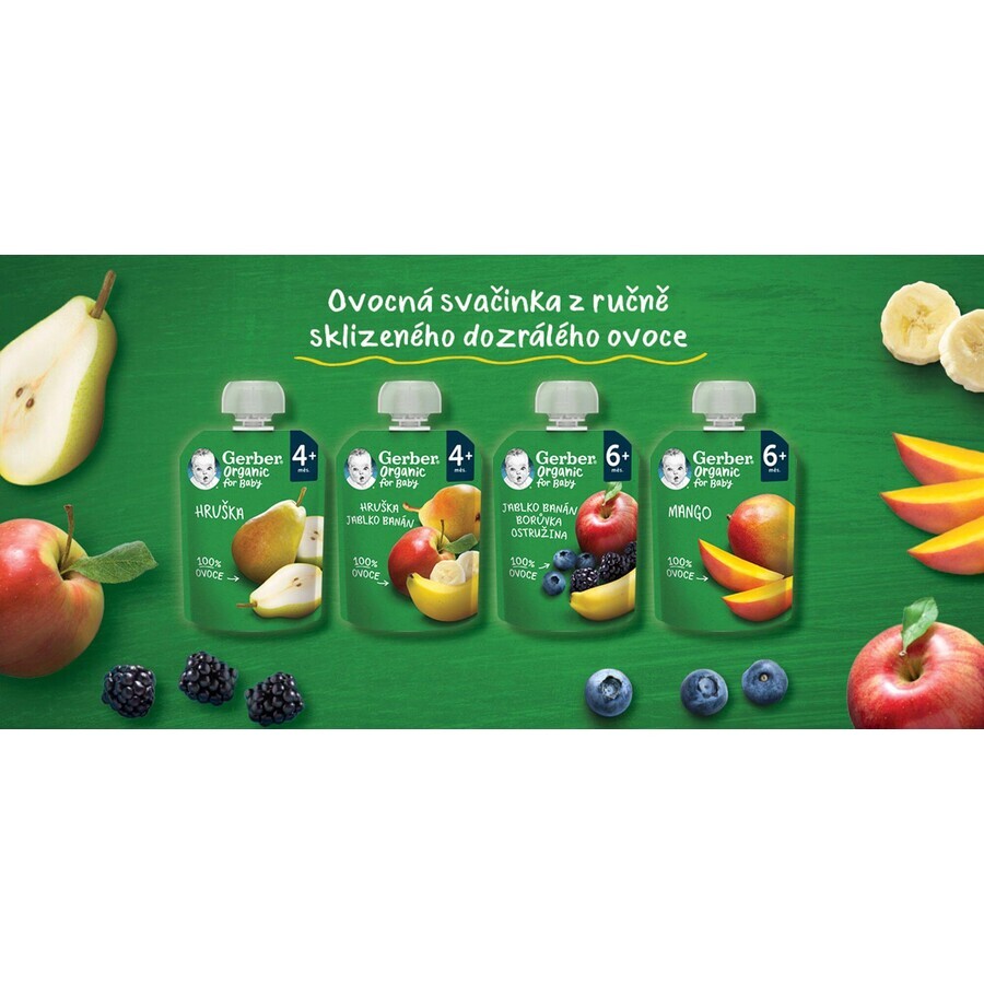 Gerber Bio-Kapsel Birne, Apfel und Banane 90 g