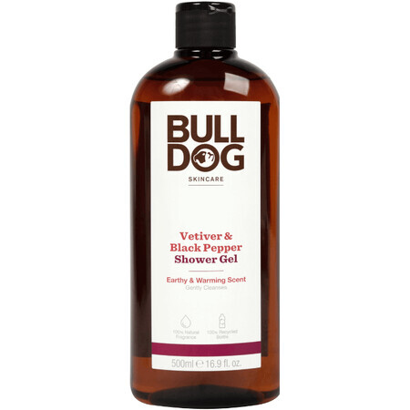 Bulldog vetiver en zwarte peper douchegel 500 ml