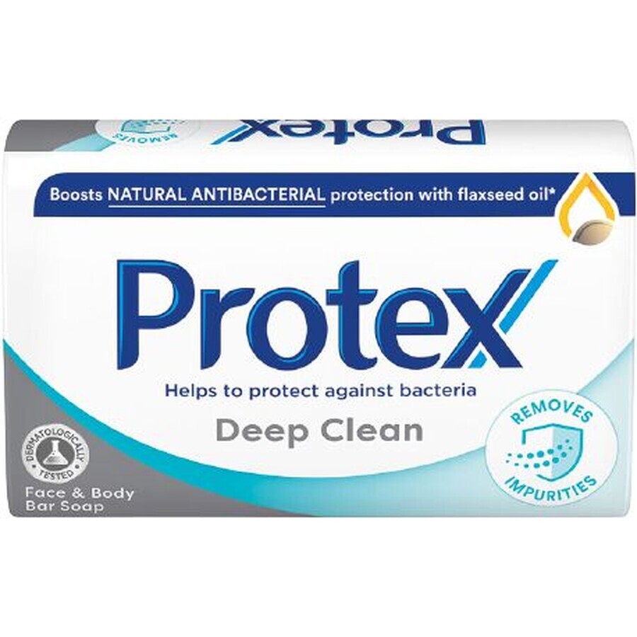 Protex Deep Clean Savon solide avec protection antibactérienne naturelle 6 x 90 g