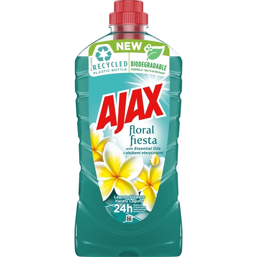 Ajax Floral Fiesta Universeel Wasmiddel, lagunebloemen 1 liter