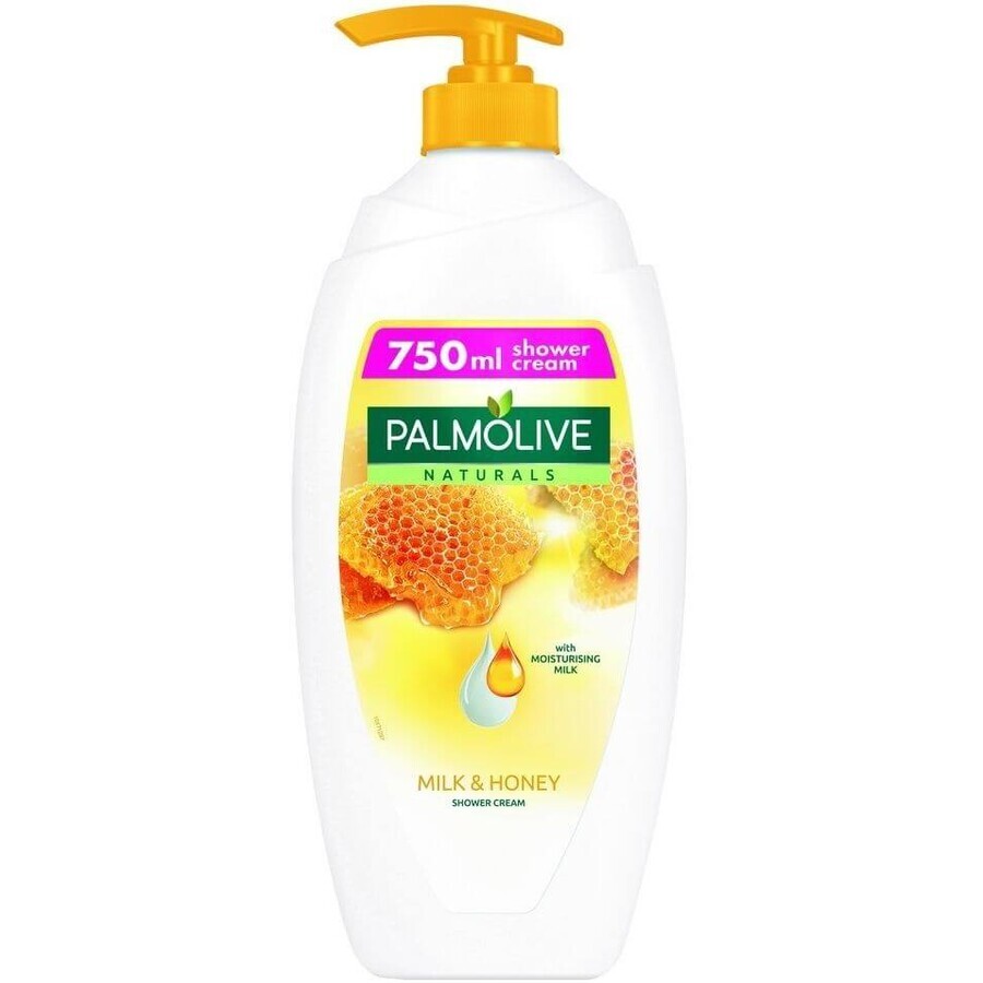 Gel de duș Palmolive Naturals Milk & Honey pump 750 ml