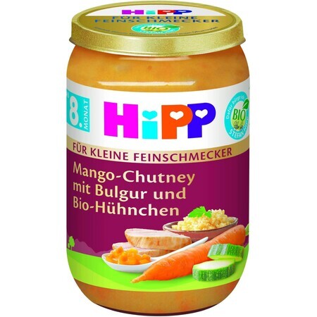 HiPP Organic "Little Gourmet" Mango Chutney with bulgur and chicken and vegetables 220 g