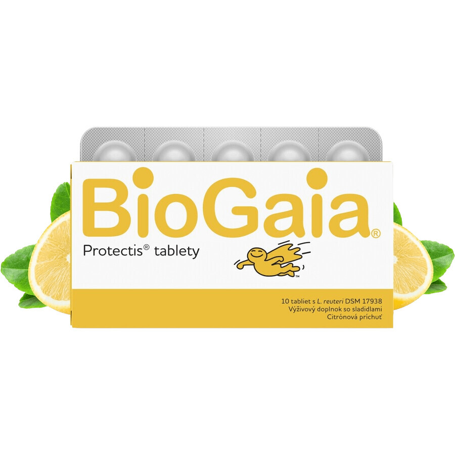 BioGaia ProTectis kauwtabletten met citroensmaak 10 stuks