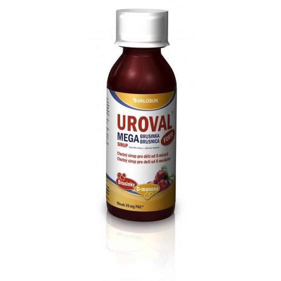 Valosun Walmark UROVAL UROVAL MEGA BRUSNICA FORTE syrup 200 ml