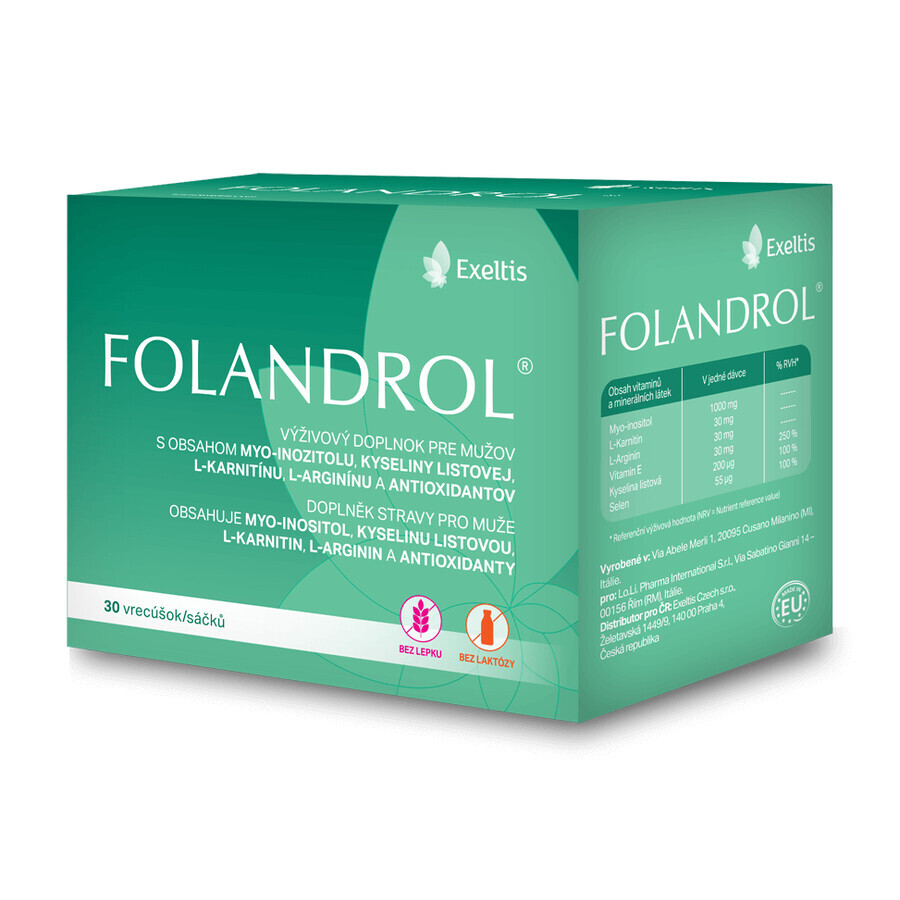 Exeltis FOLANDROL poeder 30 sachets