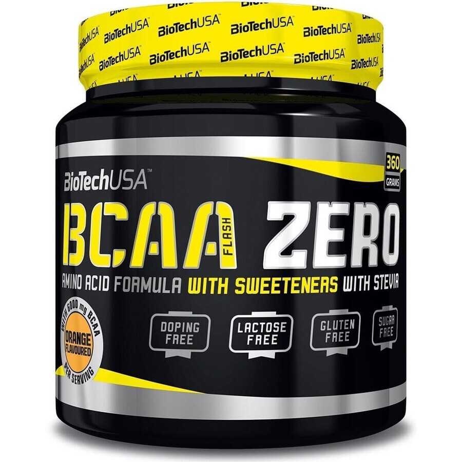 BCAA Zero Sinaasappel, 360 g, Biotech USA