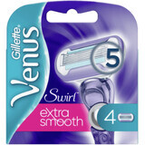 Gillette Venus Swirl Extra Smooth Replacement Heads 4 pcs