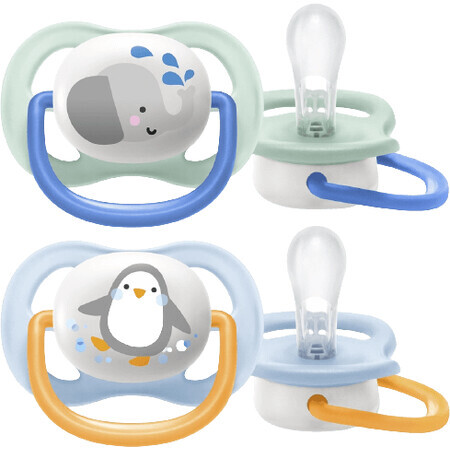 Philips Avent Ultra succhietto ad aria per animali domestici 0-6m bambino 2 pz.