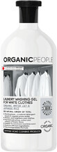 Organic People Eco wasgel voor wit linnen, waterlelie en Japanse rijst 1000 ml