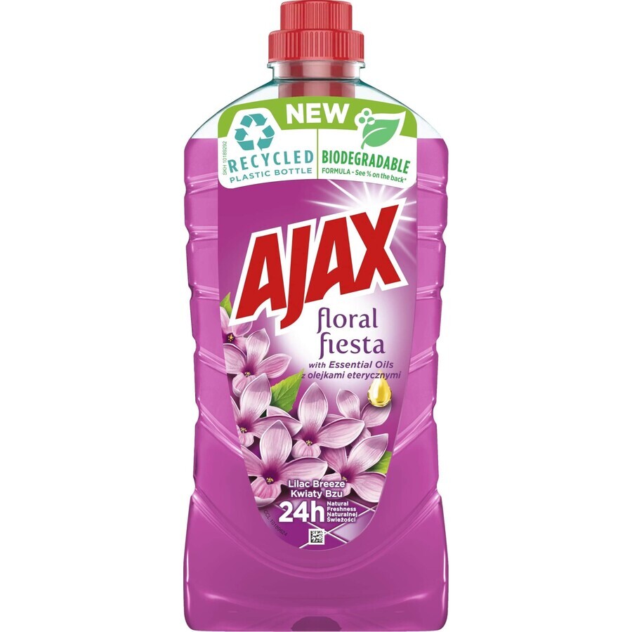 Ajax Universeel Wasmiddel Floral Fiesta, Lila 1 l