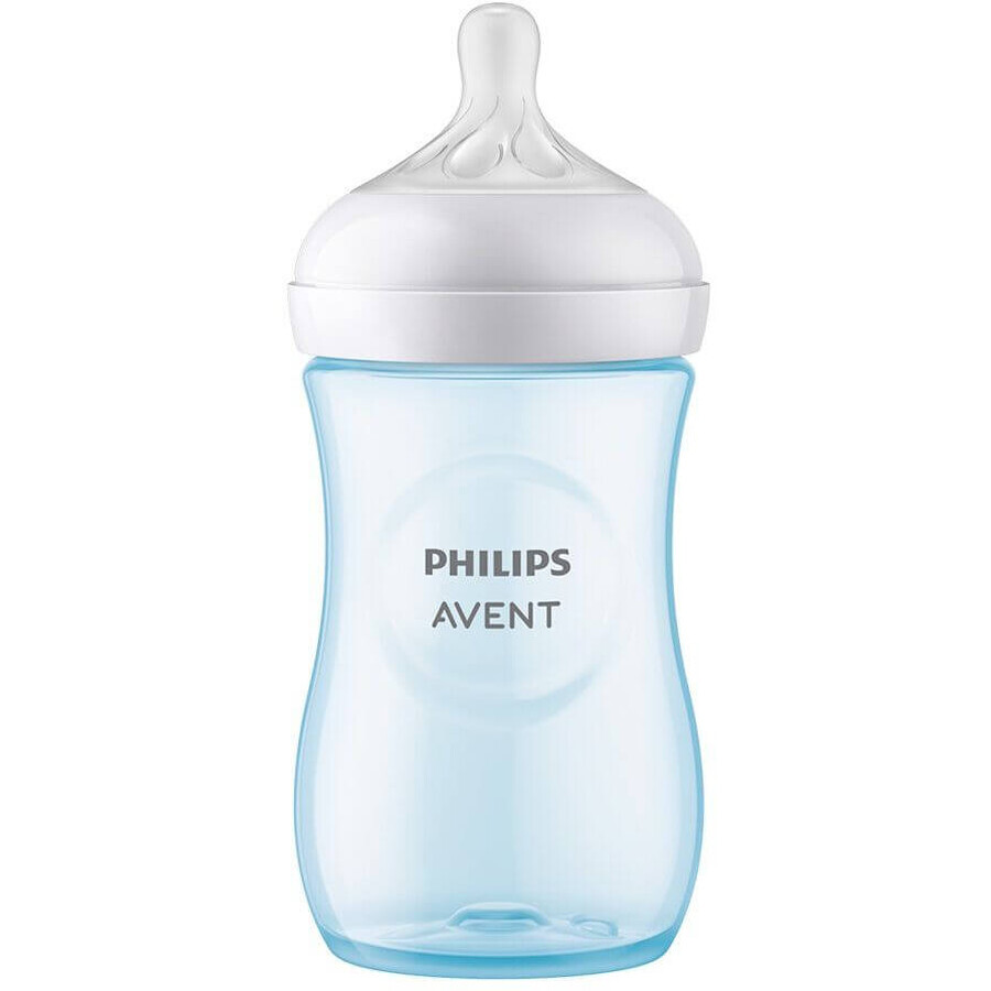 Philips Avent Natural Response Flaschen 260ml, 1m+ blau