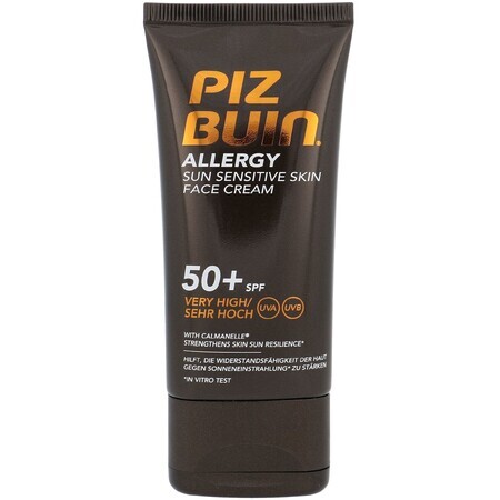 Piz Buin Anti-Allergic Facial Sunscreen SPF50, 50 ml