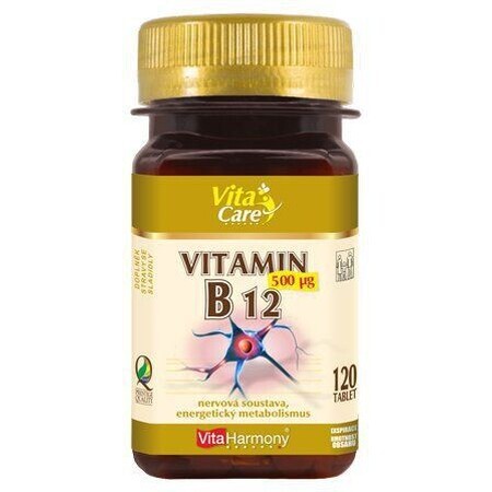 VitaHarmony Vitamine B12 onmiddellijk effect 120 tabletten